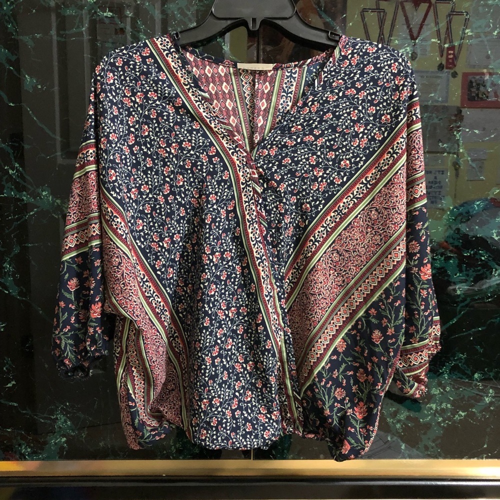 V-neck blouse